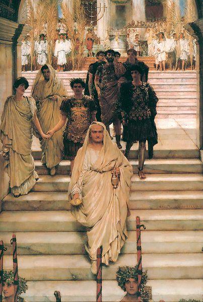 Laura Theresa Alma-Tadema The Triumph of Titus oil painting picture